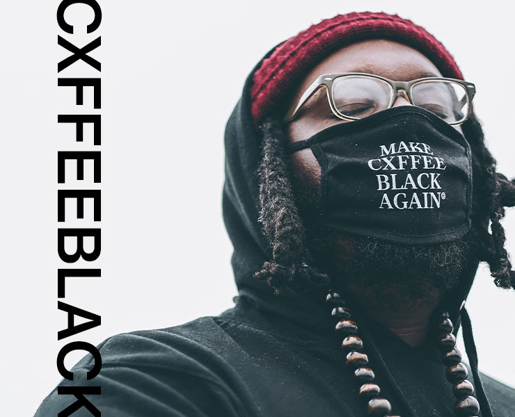 banner advertising cxffeeblack make cxffee black again