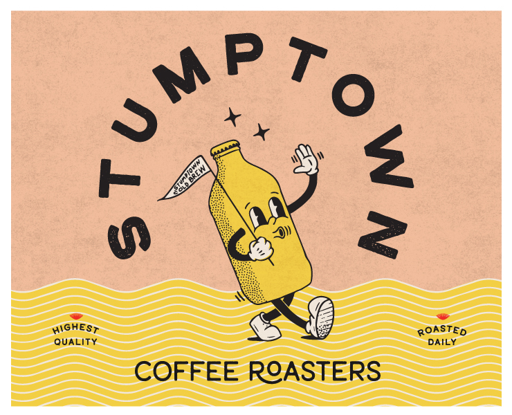 banner advertising stumptown coffee roasters